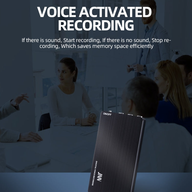 JNN M2 Ultra-thin HD Noise Reduction Intelligent Control Voice Voice Recorder, Capacity:32GB(Black) - free shipping - PMC Jewellery - Order now!