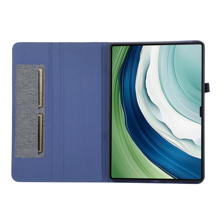 For Huawei MatePad Pro 13.2 Fabric Leather Tablet Case(Blue) - Huawei by PMC TechLife | Online Shopping South Africa | PMC TechLife | Buy Now Pay Later Mobicred