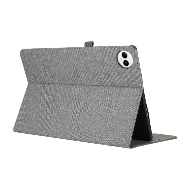 For Huawei MatePad Pro 12.2 2024 Fabric Leather Tablet Case(Grey) - Huawei by PMC Jewellery | Online Shopping South Africa | PMC Jewellery | Buy Now Pay Later Mobicred