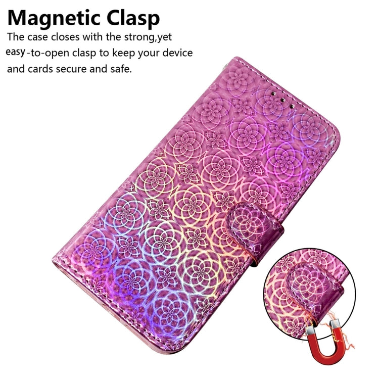For Tecno Spark 10 / Spark 10C Colorful Magnetic Buckle Leather Phone Case(Pink) - Tecno Cases by PMC TechLife | Online Shopping South Africa | PMC TechLife