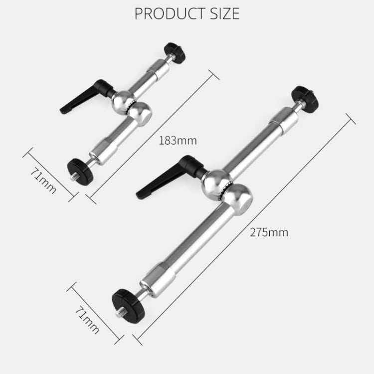 YELANGU A78 Stainless Steel Adjustable Friction Articulating Magic Arm, Size:11 inch - Camera Gimbal by YELANGU | Online Shopping South Africa | PMC TechLife | Buy Now Pay Later Mobicred
