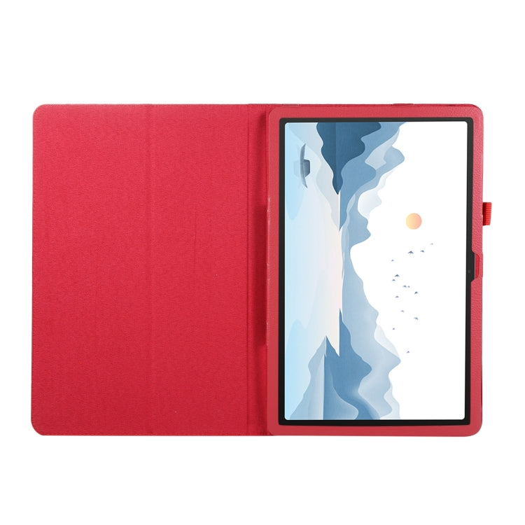 For Lenovo Xiaoxin Pad 11 2024 / M11 Litchi Texture Leather Tablet Case(Red) - Lenovo by PMC Jewellery | Online Shopping South Africa | PMC Jewellery | Buy Now Pay Later Mobicred