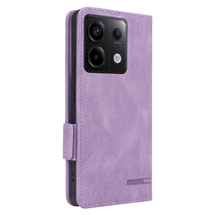 For Xiaomi Redmi Note 13 Pro 5G Magnetic Clasp Leather Phone Case(Purple) - Note 13 Pro Cases by PMC TechLife | Online Shopping South Africa | PMC TechLife | Buy Now Pay Later Mobicred