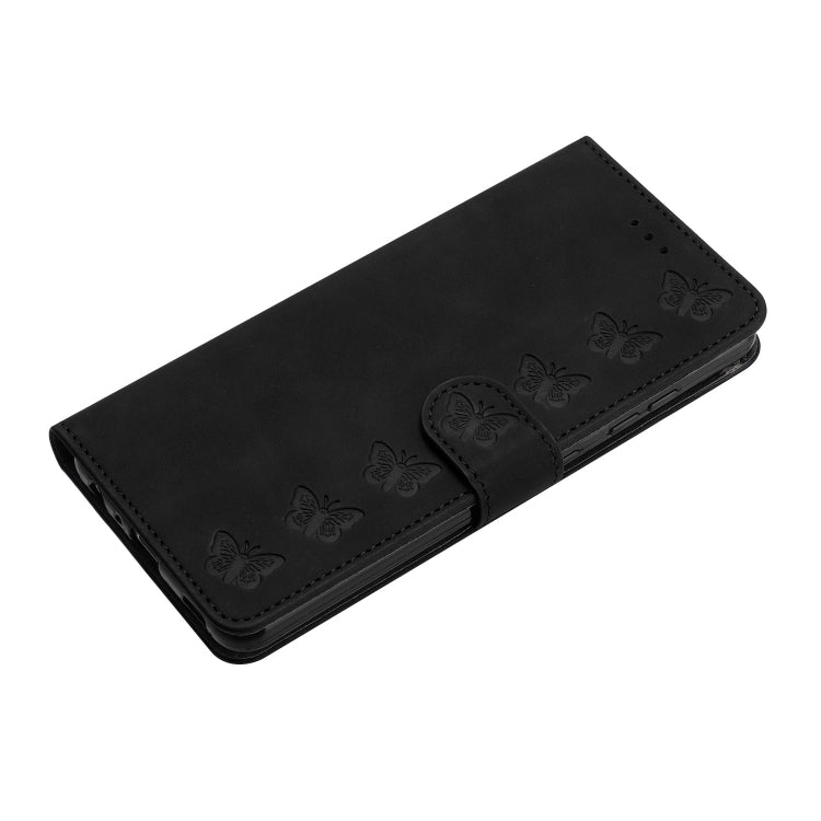 For iPhone 16 Plus Seven Butterflies Embossed Leather Phone Case(Black) - free shipping - PMC TechLife - Order now!