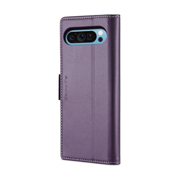 For Google Pixel 9 Pro XL CaseMe 023 Butterfly Buckle Litchi Texture RFID Anti-theft Leather Phone Case(Pearly Purple) - Google Cases by CaseMe | Online Shopping South Africa | PMC TechLife | Buy Now Pay Later Mobicred
