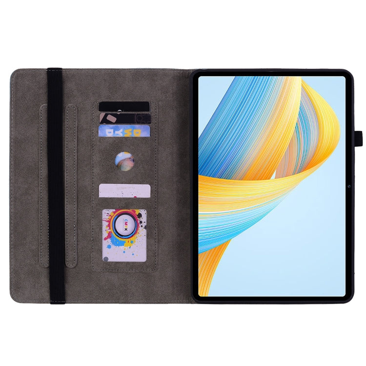 For Honor Pad V8 Pro Butterfly Rose Embossed Leather Tablet Case(Green) - Honor Cases by PMC TechLife | Online Shopping South Africa | PMC TechLife | Buy Now Pay Later Mobicred