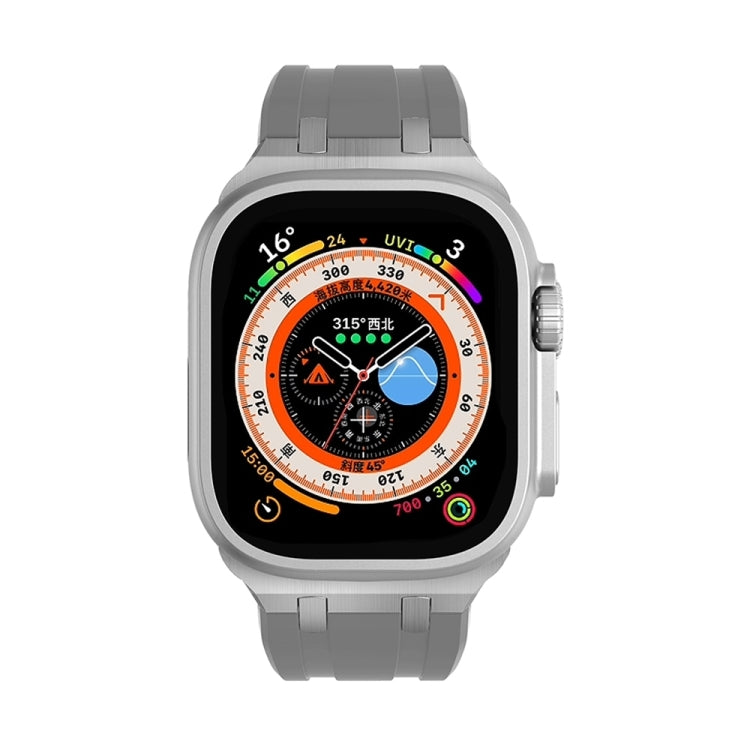 AP Silicone Watch Band For Apple Watch Series 10 42mm(Silver Grey) - free shipping - PMC TechLife - Order now!