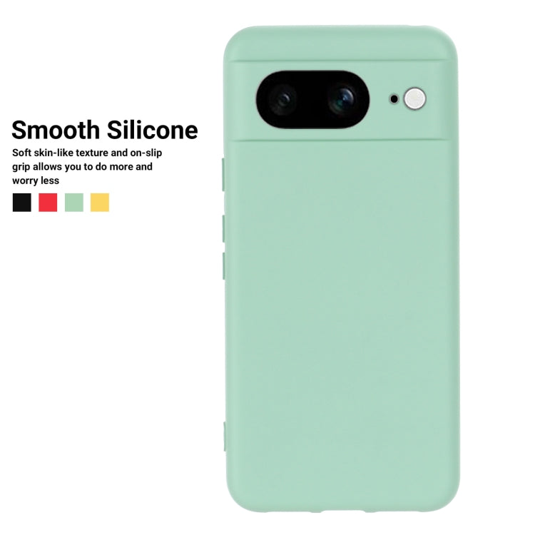 For Google Pixel 8 Pure Color Liquid Silicone Shockproof Phone Case(Green) - free shipping - PMC TechLife - Order now!
