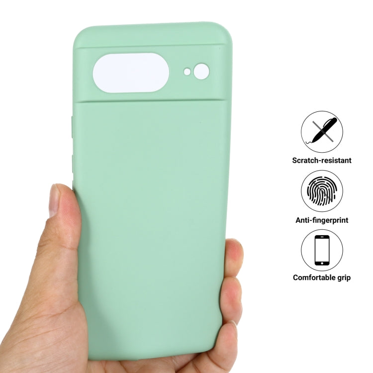 For Google Pixel 8 Pure Color Liquid Silicone Shockproof Phone Case(Green) - free shipping - PMC TechLife - Order now!