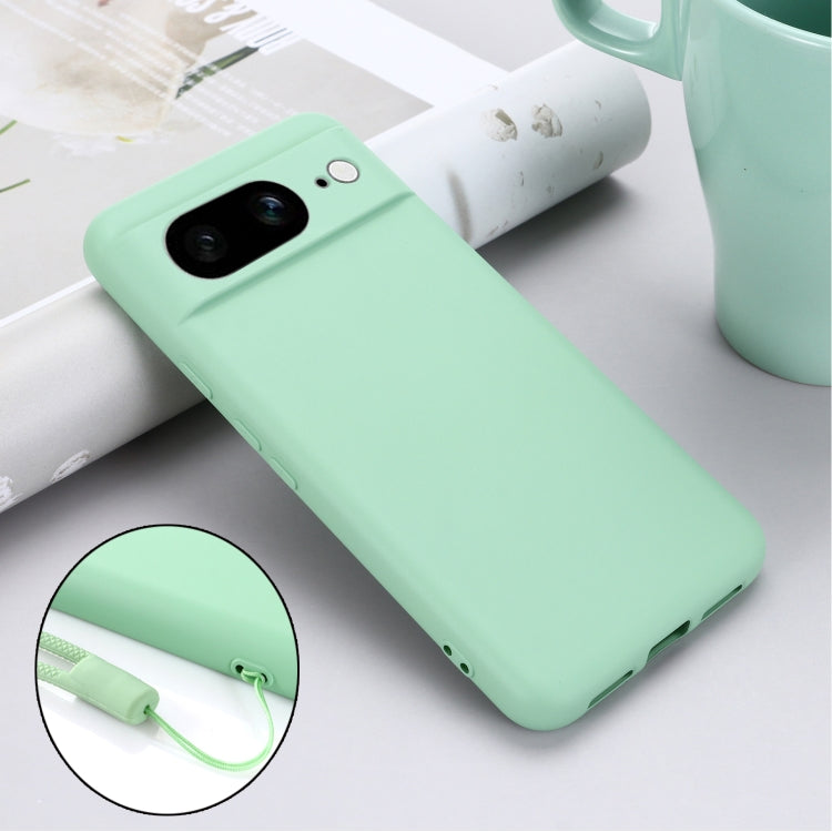 For Google Pixel 8 Pure Color Liquid Silicone Shockproof Phone Case(Green) - free shipping - PMC TechLife - Order now!