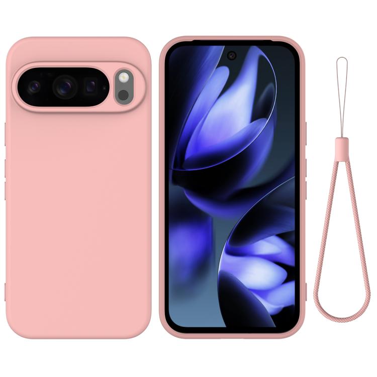 For Google Pixel 10 Pro Pure Color Liquid Silicone Shockproof Phone Case(Pink) - free shipping - PMC TechLife - Order now!