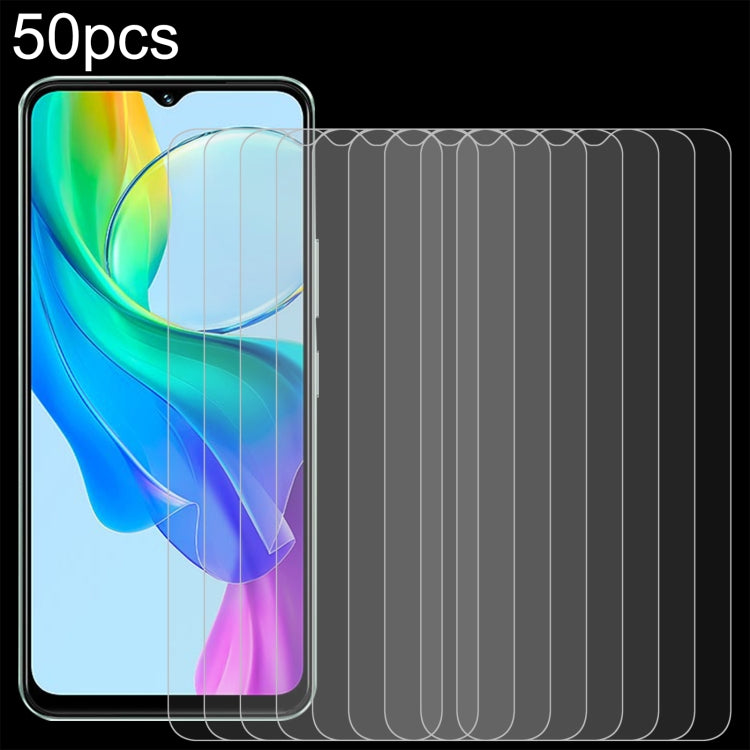 For vivo Y18e / Y18 / Y28 4G 50pcs 0.26mm 9H 2.5D Tempered Glass Film - vivo Tempered Glass by PMC TechLife | Online Shopping South Africa | PMC TechLife | Buy Now Pay Later Mobicred