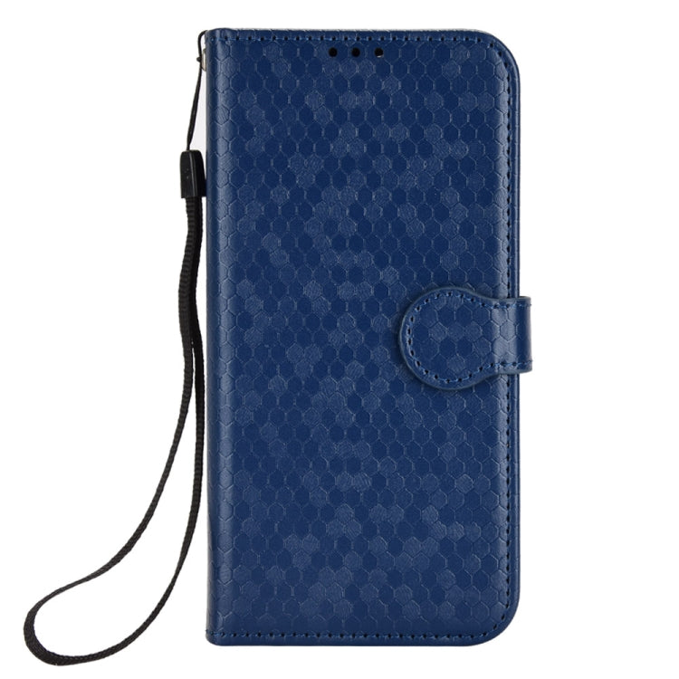 For Google Pixel 9 Pro Honeycomb Dot Texture Leather Phone Case(Blue) - free shipping - PMC TechLife - Order now!