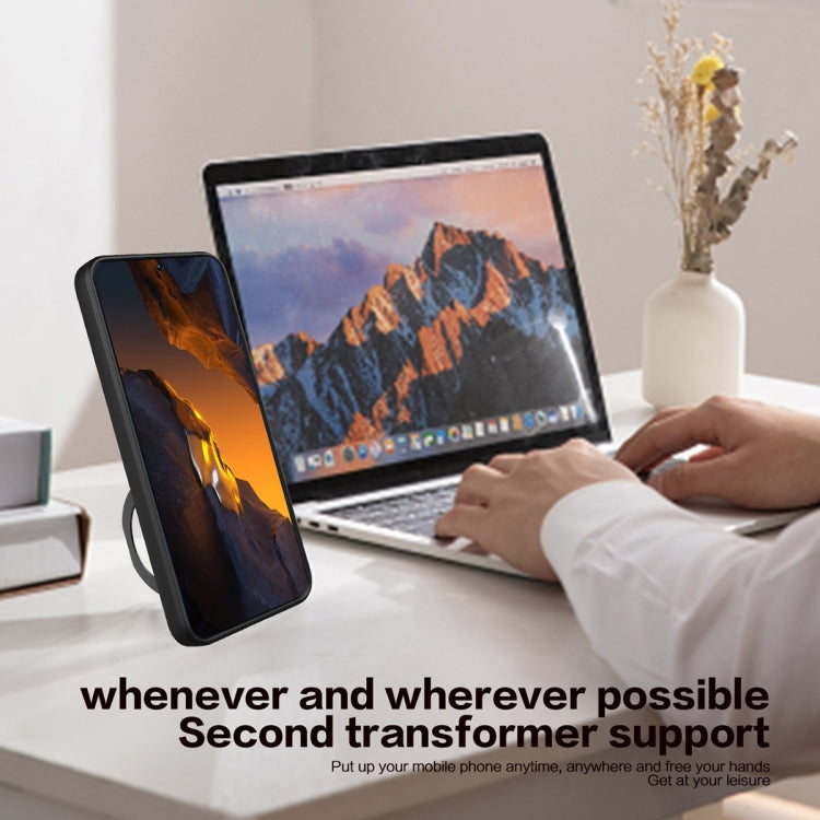 For Xiaomi Poco M4 Pro 4G CD Texture Sliding Camshield Magnetic Holder Phone Case(Red) - Xiaomi Cases by PMC TechLife | Online Shopping South Africa | PMC TechLife | Buy Now Pay Later Mobicred