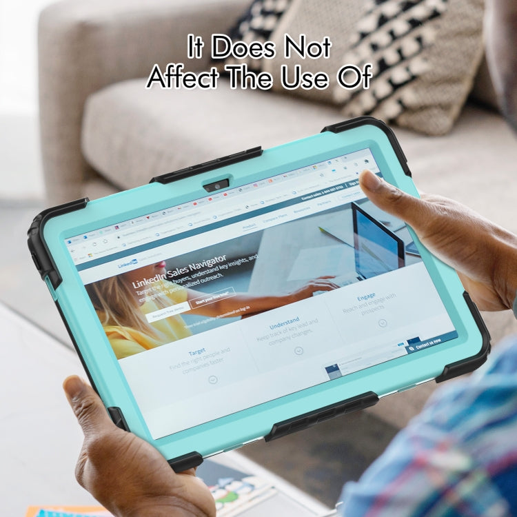 For Lenovo Tab M10 Plus 10.6 Gen 3rd Silicone Hybrid PC Tablet Case with Shoulder Strap(Light Blue PC) - Lenovo by PMC TechLife | Online Shopping South Africa | PMC TechLife | Buy Now Pay Later Mobicred