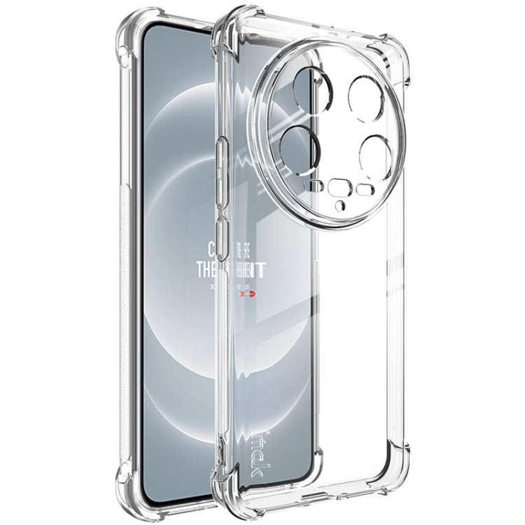 For Xiaomi 14 Ultra 5G imak Shockproof Airbag TPU Phone Case(Transparent) - free shipping - PMC Jewellery - Order now!
