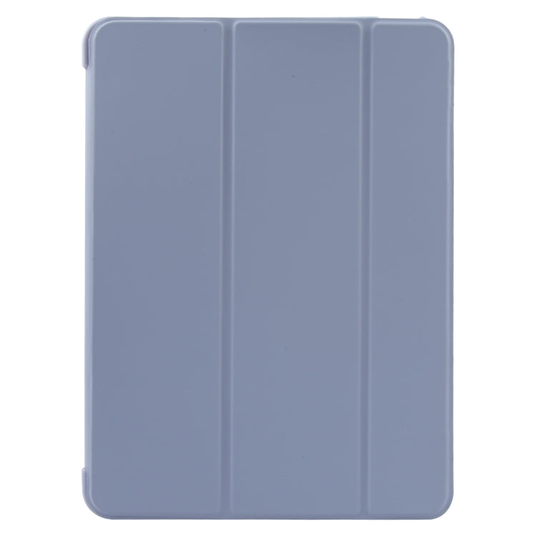 For iPad 10.9 2022 / Air 5 / Air 4 GEBEI 3-folding Holder Shockproof Flip Leather Tablet Case(Light Purple) - free shipping - PMc TechLife - Order now!