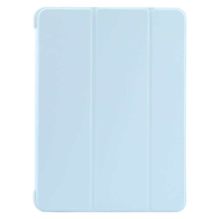 For iPad 10.9 2022 / Air 5 / Air 4 GEBEI 3-folding Holder Shockproof Flip Leather Tablet Case(Sky Blue) - free shipping - PMc TechLife - Order now!