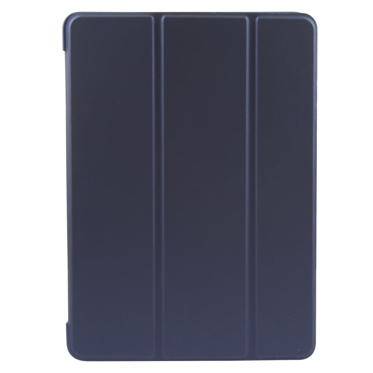 For iPad 9.7 2018 & 2017 / Air / Air2 GEBEI 3-folding Holder Shockproof Flip Leather Tablet Case(Dark Blue) - free shipping - PMc TechLife - Order now!