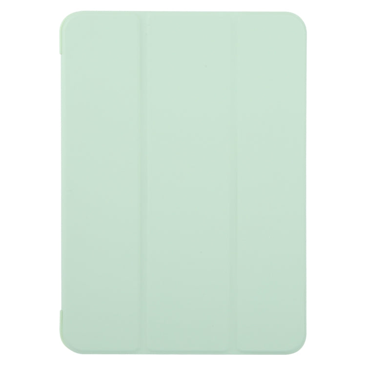 For iPad Air 11 2024 GEBEI 3-folding Holder Shockproof Flip Leather Tablet Case(Green) - iPad Air 11 2024 Cases by GEBEI | Online Shopping South Africa | PMC TechLife | Buy Now Pay Later Mobicred