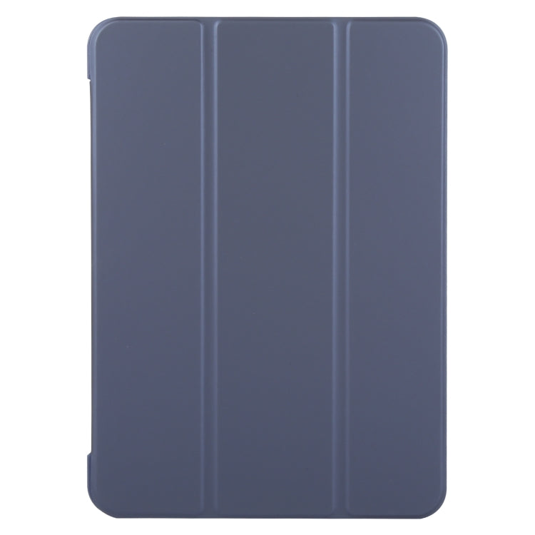 For iPad Pro 13 2024 GEBEI 3-folding Holder Shockproof Flip Leather Tablet Case(Dark Blue) - iPad Pro 13 2024 Cases by GEBEI | Online Shopping South Africa | PMC TechLife | Buy Now Pay Later Mobicred