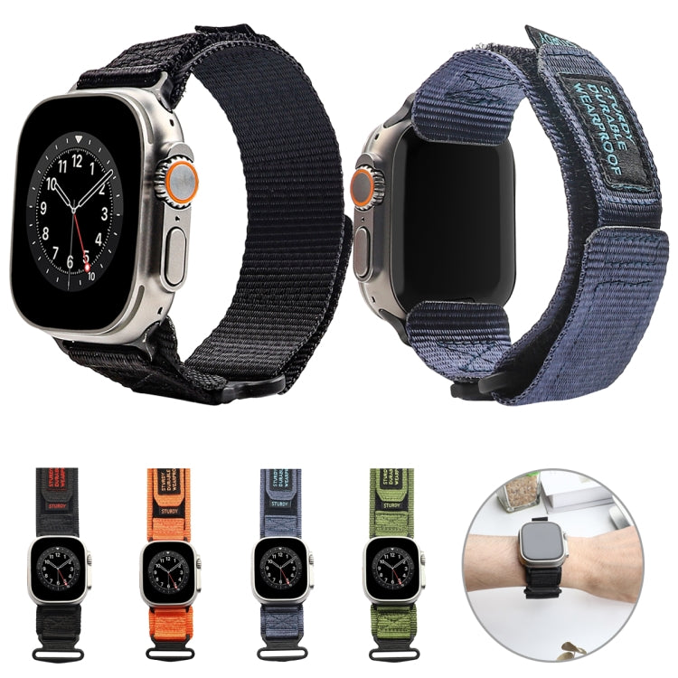 Nylon Two Section Watch Band For Apple Watch Ultra 2 49mm(Orange) - free shipping - PMC Jewellery - Order now!