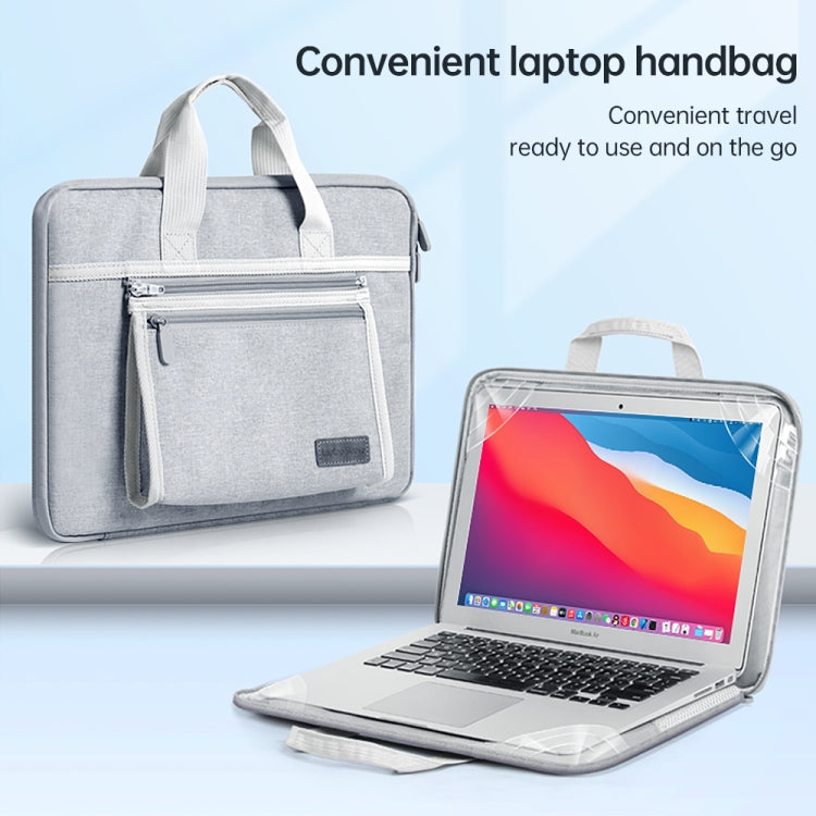 14 inch Oxford Fabric Portable Laptop Handbag(Dark Blue) - 14.1 inch by PMC Jewellery | Online Shopping South Africa | PMC Jewellery | Buy Now Pay Later Mobicred