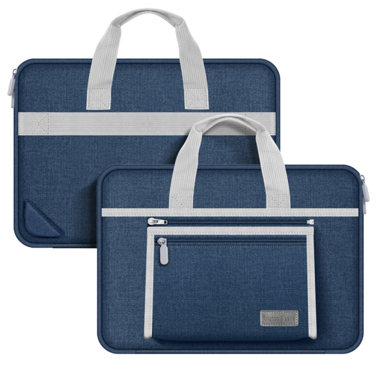 13/13.3 inch Oxford Fabric Portable Laptop Handbag(Dark Blue) - 13.3 inch by PMC Jewellery | Online Shopping South Africa | PMC Jewellery | Buy Now Pay Later Mobicred
