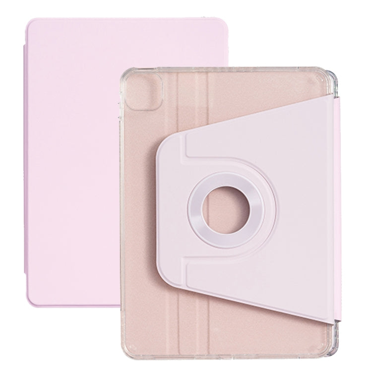 For iPad Pro 11 2024 Magnetic Split Leather Smart Tablet Case(Pink) - iPad Pro 11 2024 Cases by PMC TechLife | Online Shopping South Africa | PMC TechLife | Buy Now Pay Later Mobicred