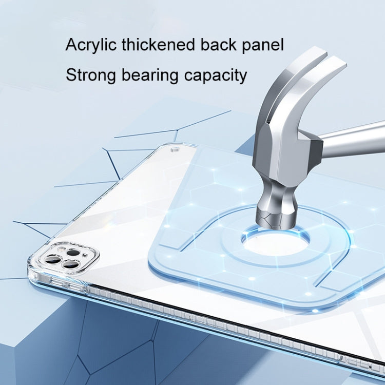 For iPad Air 13 2024 Magnetic Split Leather Smart Tablet Case(Black) - iPad Air 13 2024 Cases by PMC TechLife | Online Shopping South Africa | PMC TechLife | Buy Now Pay Later Mobicred