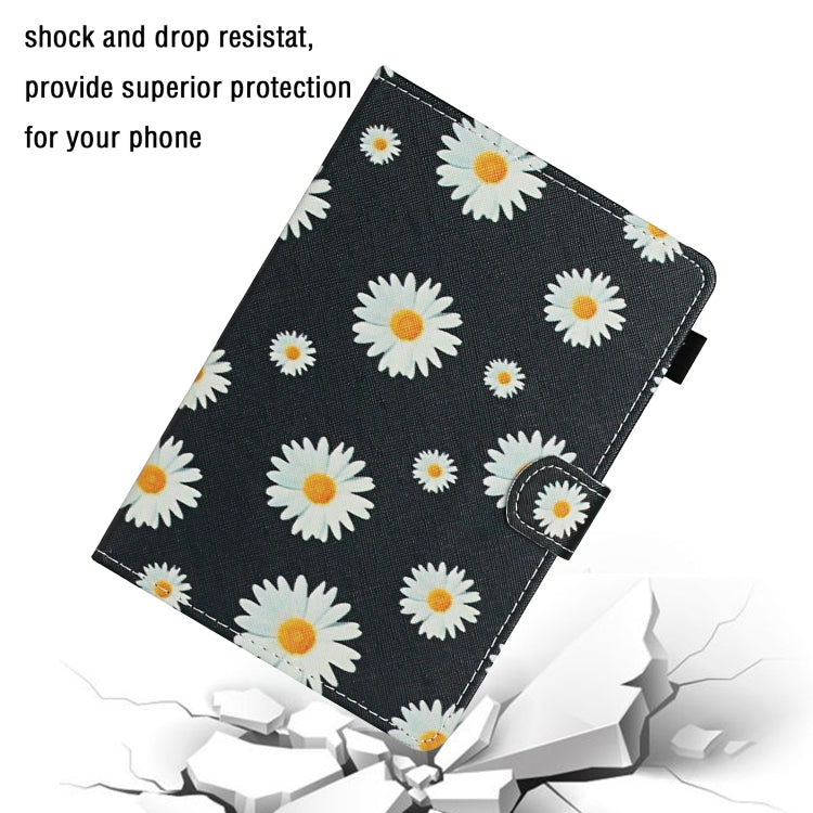 For 10 inch Universal Tablet PC Flower Pattern Horizontal Flip Leather Case with Card Slots & Holder(Small Daisies) - 10 - 11 inch by PMC TechLife | Online Shopping South Africa | PMC TechLife | Buy Now Pay Later Mobicred