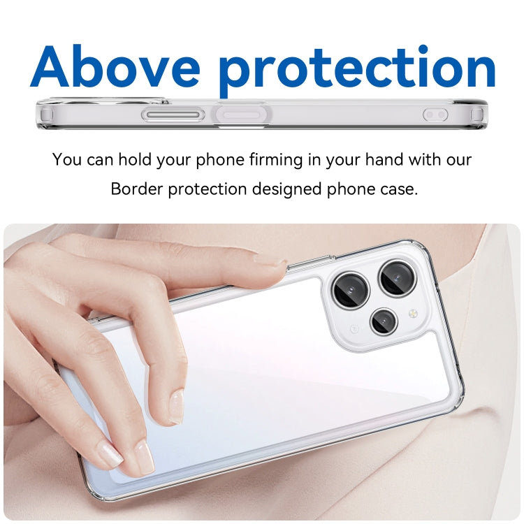 For Xiaomi Poco M6 Pro 5G Colorful Series Acrylic Hybrid TPU Phone Case(Transparent) - Xiaomi Cases by PMC TechLife | Online Shopping South Africa | PMC TechLife | Buy Now Pay Later Mobicred