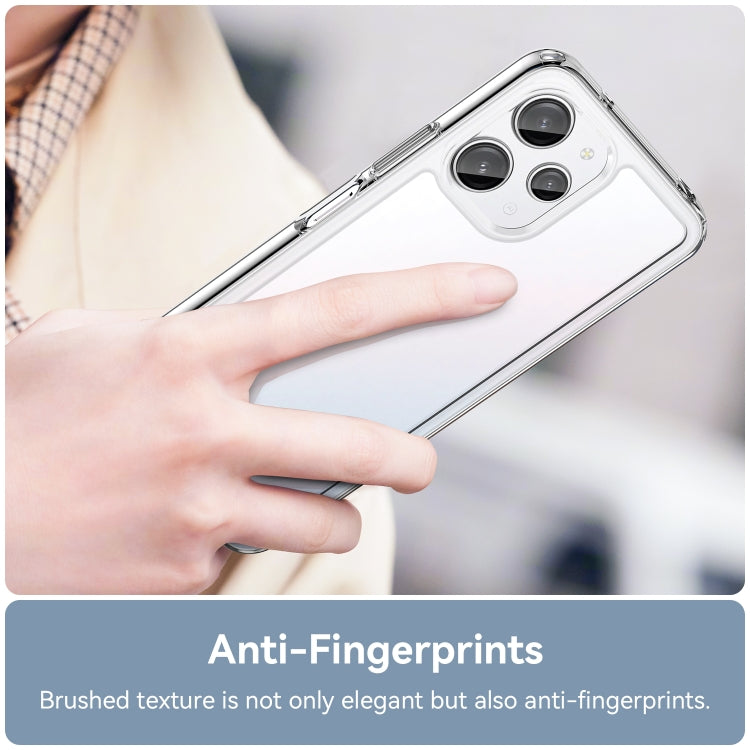 For Xiaomi Poco M6 Pro 5G Colorful Series Acrylic Hybrid TPU Phone Case(Transparent) - Xiaomi Cases by PMC TechLife | Online Shopping South Africa | PMC TechLife | Buy Now Pay Later Mobicred