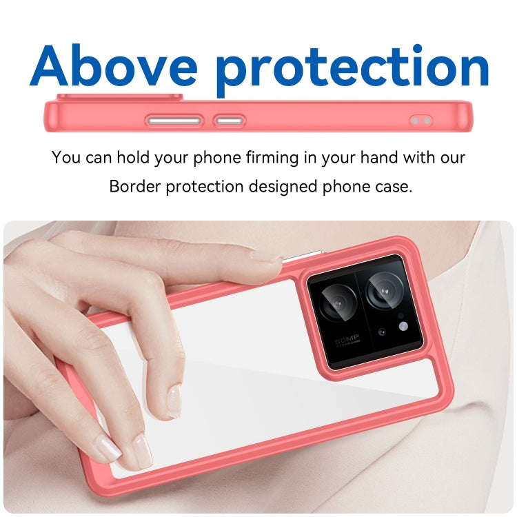 For Xiaomi Redmi K60 Ultra Colorful Series Acrylic Hybrid TPU Phone Case(Red) - Redmi K60 Ultra Cases by PMC TechLife | Online Shopping South Africa | PMC TechLife | Buy Now Pay Later Mobicred