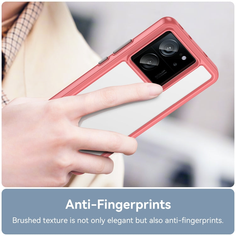 For Xiaomi Redmi K60 Ultra Colorful Series Acrylic Hybrid TPU Phone Case(Red) - Redmi K60 Ultra Cases by PMC TechLife | Online Shopping South Africa | PMC TechLife | Buy Now Pay Later Mobicred