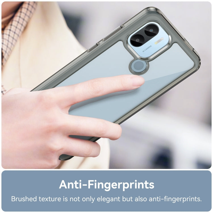 For Xiaomi Poco C50 Colorful Series Acrylic Hybrid TPU Phone Case(Transparent Grey) - Xiaomi Cases by PMC TechLife | Online Shopping South Africa | PMC TechLife | Buy Now Pay Later Mobicred
