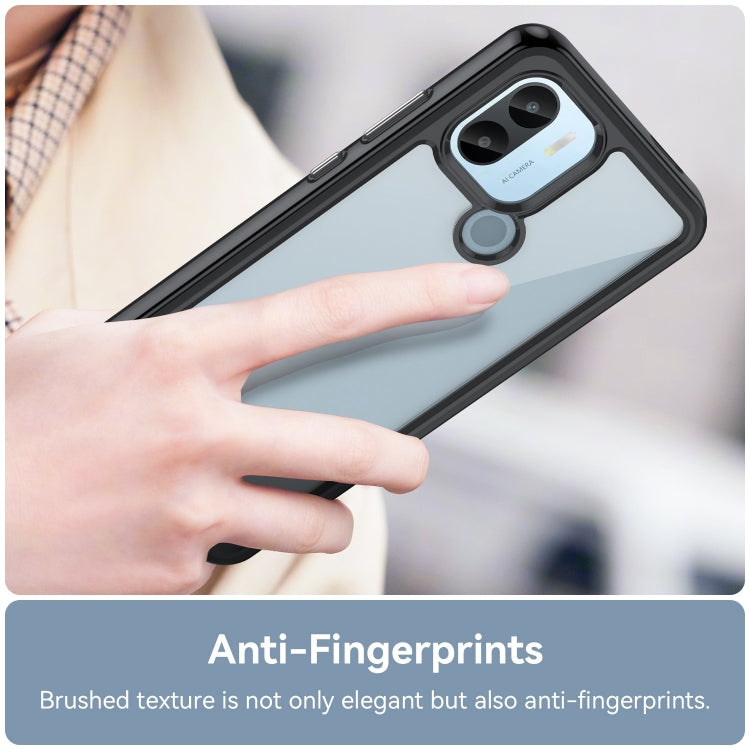 For Xiaomi Poco C51 Colorful Series Acrylic Hybrid TPU Phone Case(Black) - free shipping - PMC TechLife - Order now!
