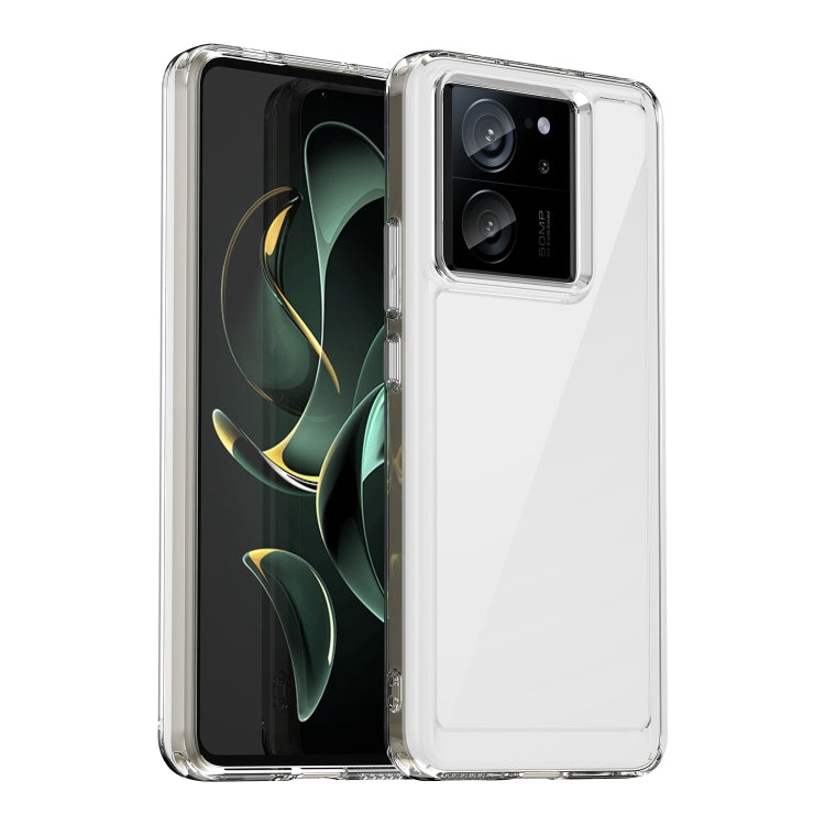 For Xiaomi 13T Colorful Series Acrylic Hybrid TPU Phone Case(Transparent) - Xiaomi Cases by PMC TechLife | Online Shopping South Africa | PMC TechLife | Buy Now Pay Later Mobicred
