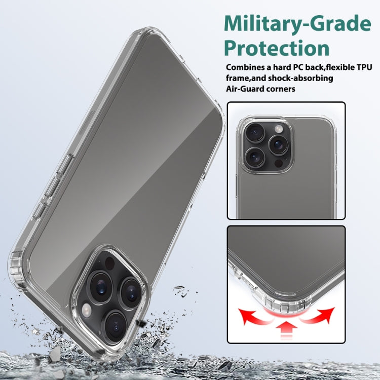 For iPhone 16 Pro Max Scratchproof Acrylic TPU Phone Case(Transparent) - iPhone 16 Pro Max Cases by PMC TechLife | Online Shopping South Africa | PMC TechLife | Buy Now Pay Later Mobicred