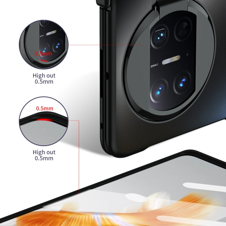 For Huawei Mate X3 Integrated Sub-plating Frame PC Phone Case(Black) - Huawei Cases by PMC TechLife | Online Shopping South Africa | PMC TechLife | Buy Now Pay Later Mobicred
