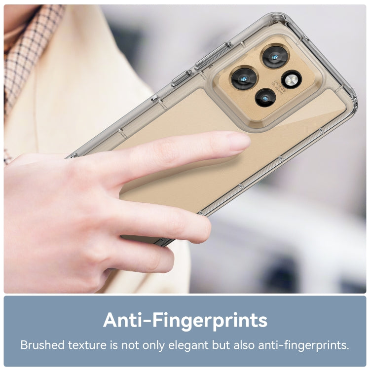 For Motorola Edge 50 Neo Colorful Series Acrylic Hybrid TPU Phone Case(Transparent) - free shipping - PMC TechLife - Order now!