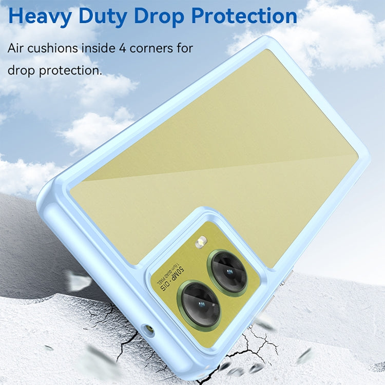 For Motorola S50 Neo Colorful Series Acrylic Hybrid TPU Phone Case(Blue) - free shipping - PMC TechLife - Order now!