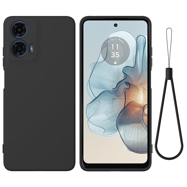 For Motorola Moto G24 Power Solid Color Liquid Silicone Dropproof Full Coverage Phone Case(Black) - free shipping - PMC TechLife - Order now!