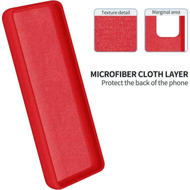 For Motorola Moto G64 Solid Color Liquid Silicone Dropproof Full Coverage Phone Case(Red) - free shipping - PMC TechLife - Order now!