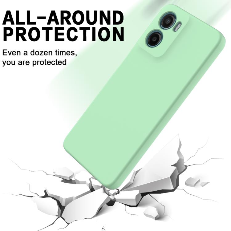 For Motorola Moto G05 / E15 Solid Color Liquid Silicone Dropproof Full Coverage Phone Case(Green) - free shipping - PMC TechLife - Order now!
