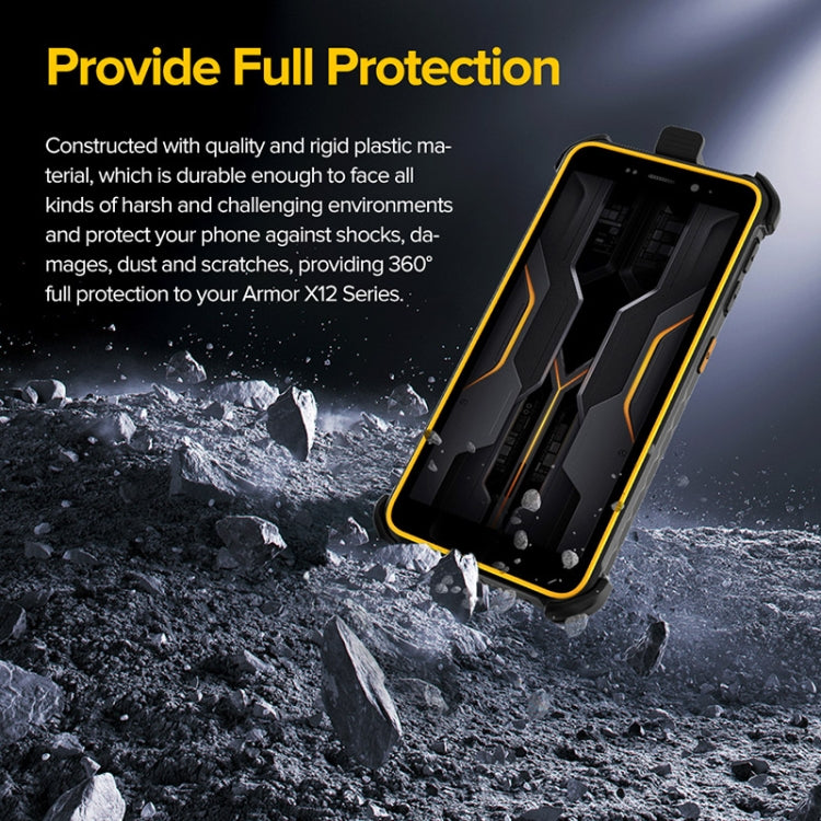 For Ulefone Armor X12 Pro Ulefone Back Clip Phone Case with Carabiner(Black) - free shipping - PMC Jewellery - Order now!