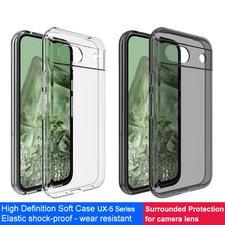 For Google Pixel 8a IMAK UX-5 Series Transparent Shockproof TPU Protective Phone Case(Transparent) - Google Cases by imak | Online Shopping South Africa | PMC TechLife | Buy Now Pay Later Mobicred