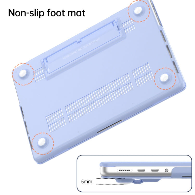 For Macbook Air 13 A1932/A2179/A2337 Frosted Translucent Laptop Protective Case(Yellow) - MacBook Air Cases by PMC TechLife | Online Shopping South Africa | PMC TechLife | Buy Now Pay Later Mobicred