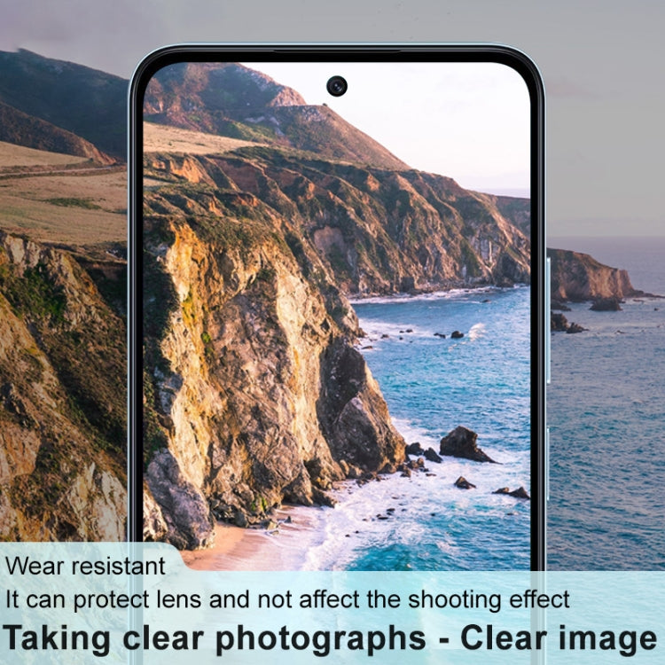 For Xiaomi Redmi 12 5G Global/Note 12R 5G imak High Definition Integrated Glass Lens Film Black Version - For Xiaomi by imak | Online Shopping South Africa | PMC TechLife | Buy Now Pay Later Mobicred