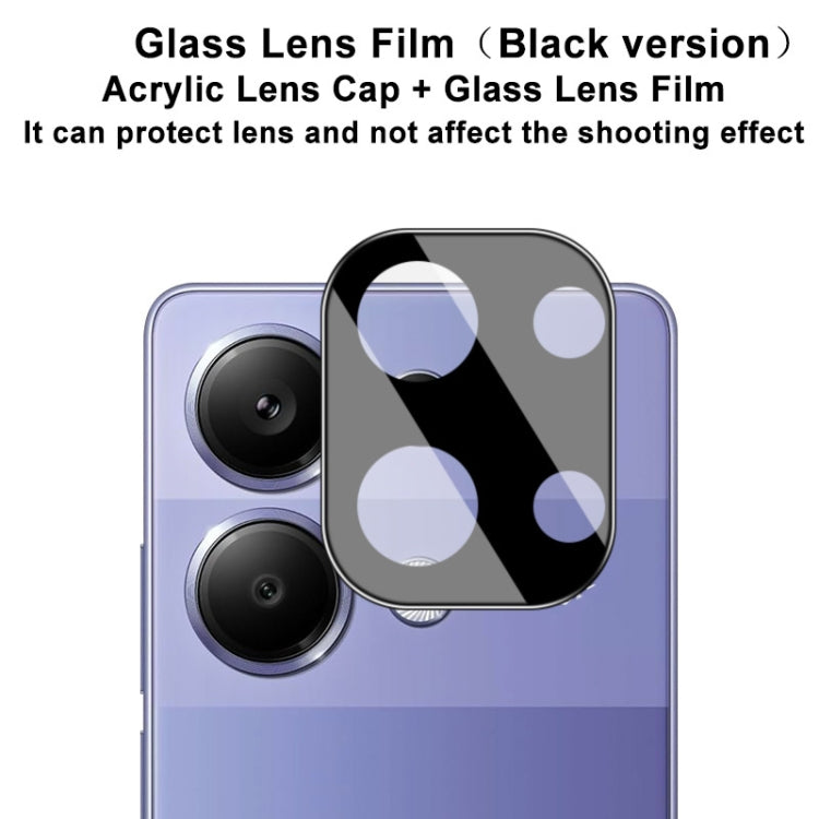 For Xiaomi Poco M6 Pro 4G imak High Definition Integrated Glass Lens Film Black Version - For Xiaomi by imak | Online Shopping South Africa | PMC TechLife | Buy Now Pay Later Mobicred